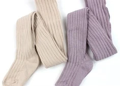 MP lilac shadow mix strømpebukser bomuld (2-pak)